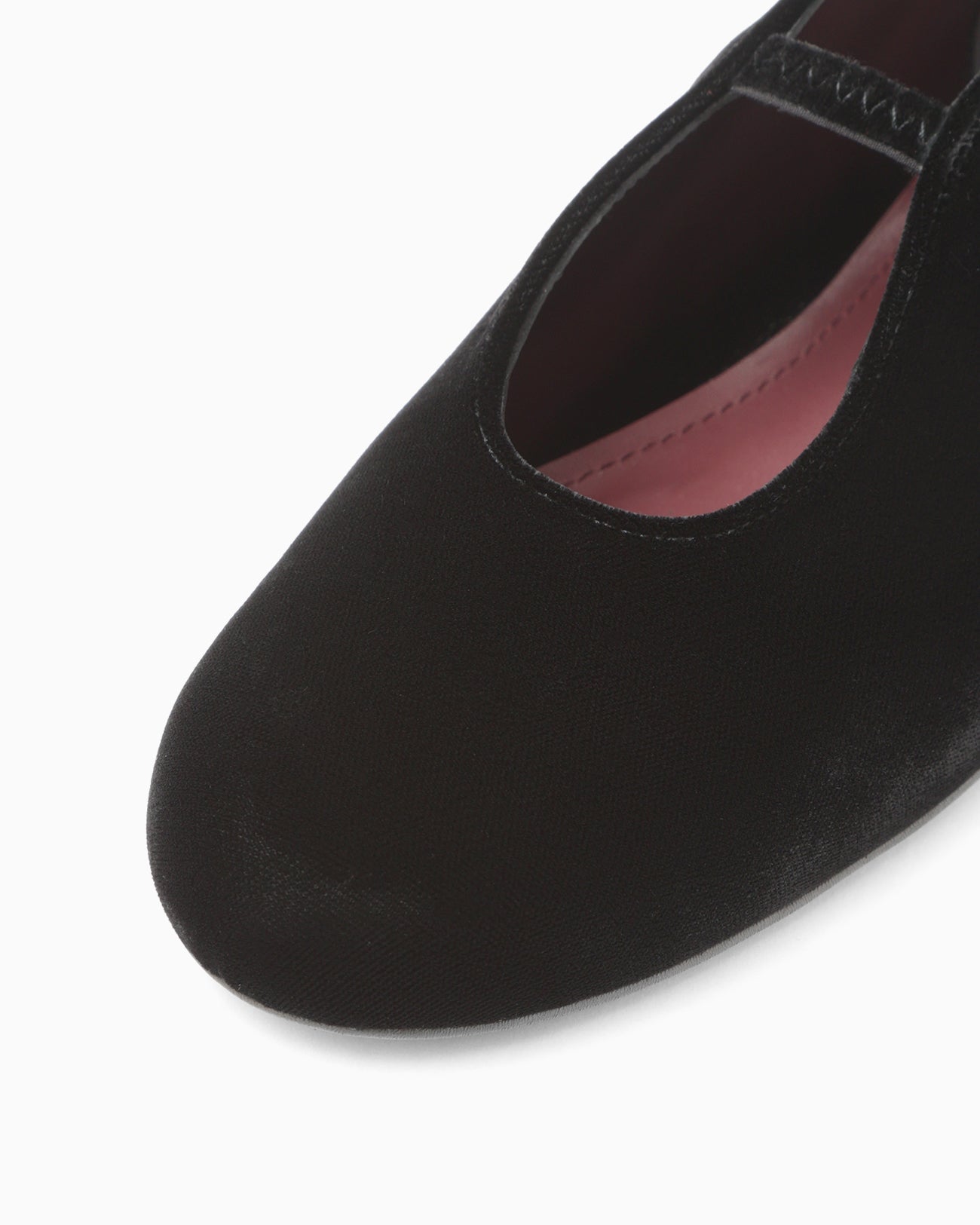 Velvet Ballet Shoes - black
