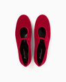 Velvet Ballet Shoes - red