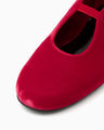 Velvet Ballet Shoes - red