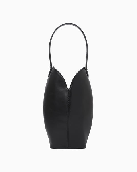 Sheep Leather Handbag - black