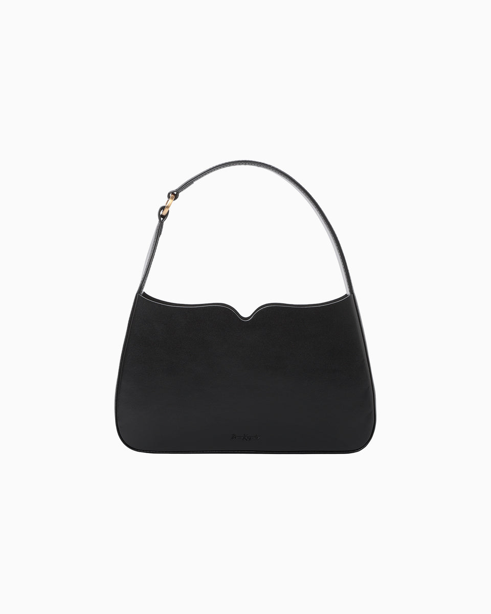 Cow Leather Handbag - black - Mame Kurogouchi