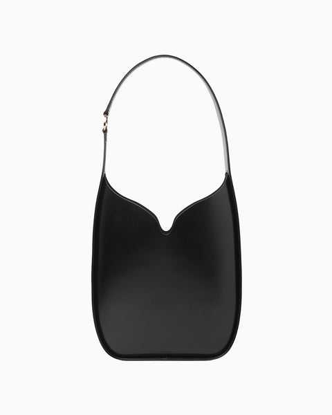 Cow Leather Tote Bag - black