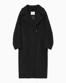 Wool Arupaka Long Cort - black