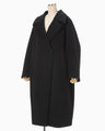Wool Arupaka Long Cort - black