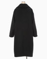 Wool Arupaka Long Cort - black