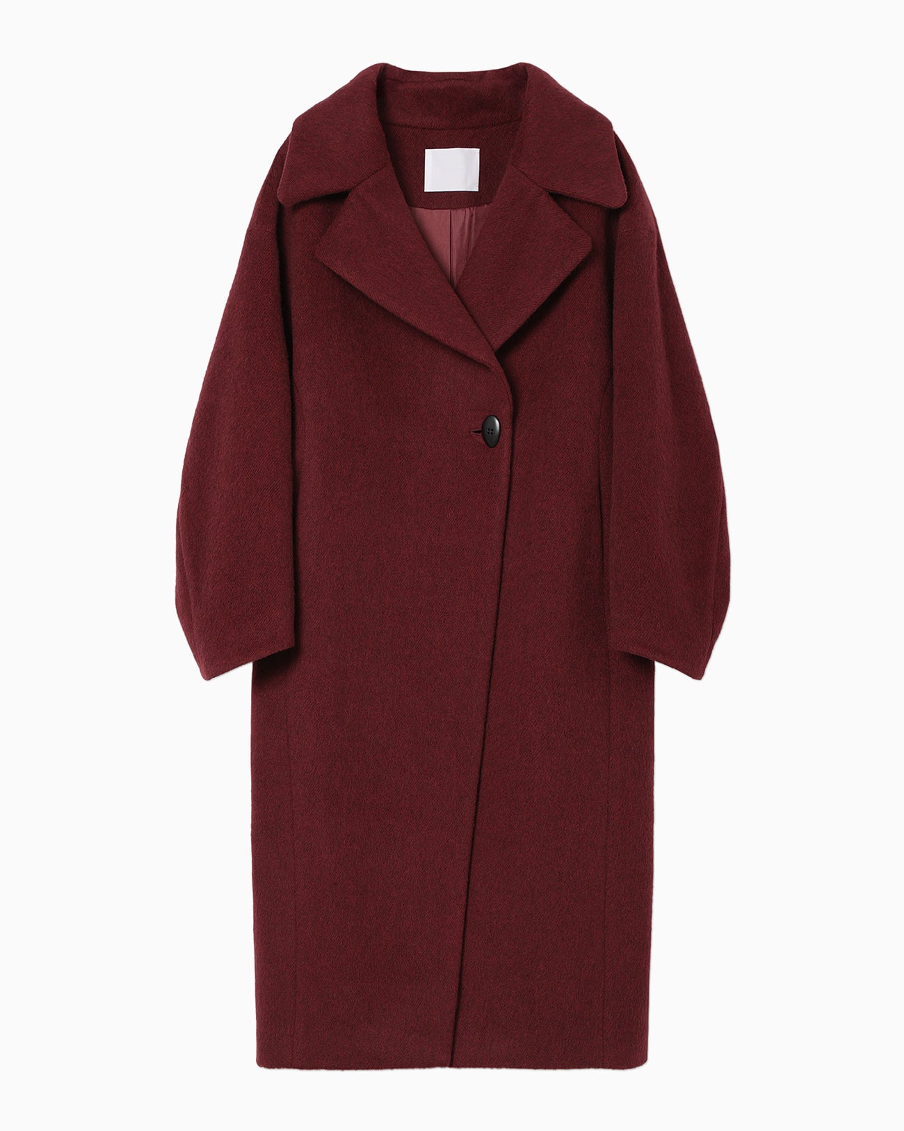 Wool Arupaka Long Cort - bordeaux