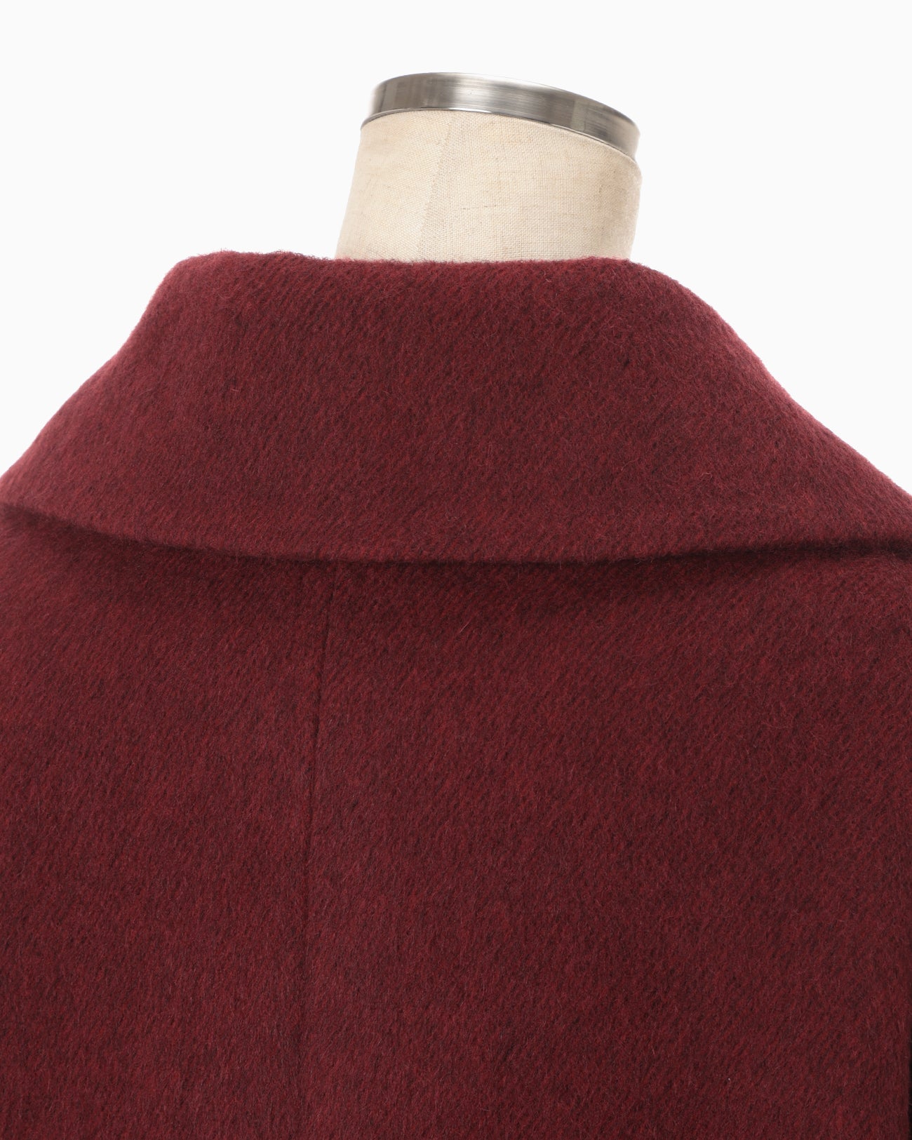 Wool Arupaka Long Cort - bordeaux