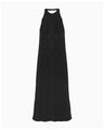 Floral Jacquard Camisole Dress - black