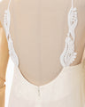 Floral Jacquard Camisole Dress - ecru