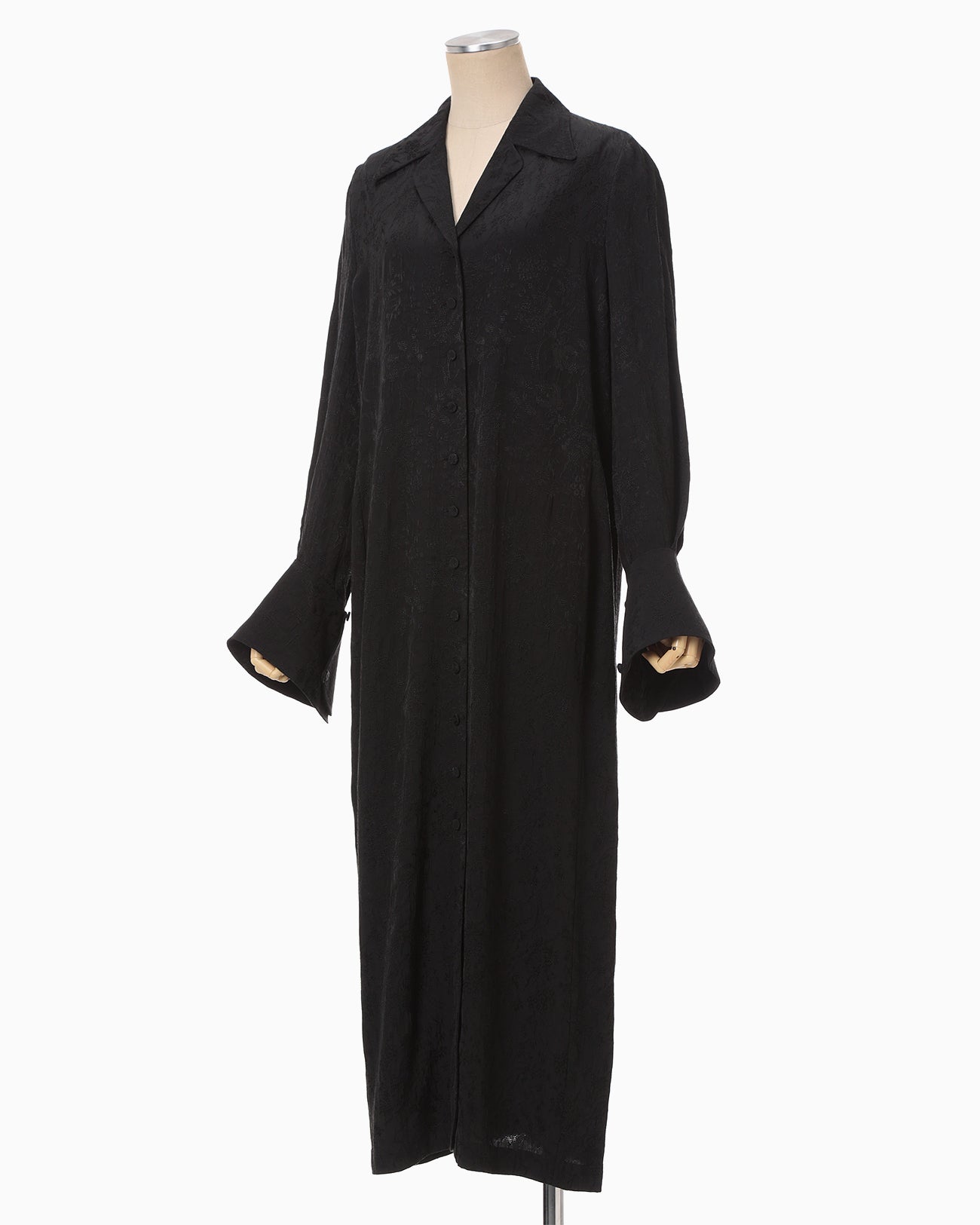 mamekurogouchi ⭐ブラウス Floral Jacquard Shirt Dress - black - Mame Kurogouchi