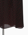 Cupro Triacetate Floral Jacquard Dress - black