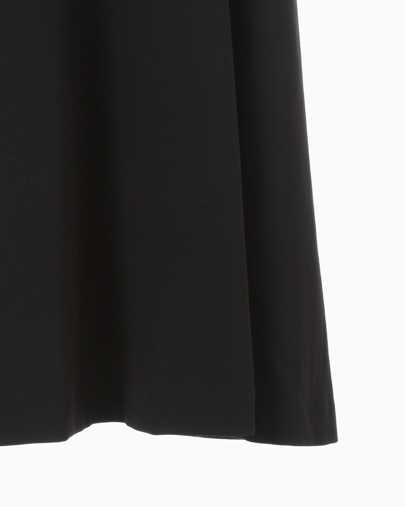 Wool Venetian Flare Dress - black