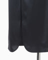 Embossed Leather Motif Triacetate Dress - navy