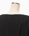 Wool Georgette Dress - black