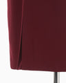 Wool Georgette Dress - bordeaux