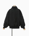 Floral Jacquard Triple Cloth Jacket - black
