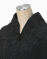 Floral Jacquard Triple Cloth Jacket - black