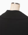 Wool Venetian Shawl Collar Jacket - black