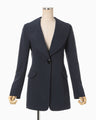 Wool Venetian Shawl Collar Jacket - navy