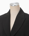 Acetate Polyester Suit Jacket - black