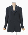 Acetate Polyester Suit Jacket - navy