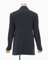 Acetate Polyester Suit Jacket - navy