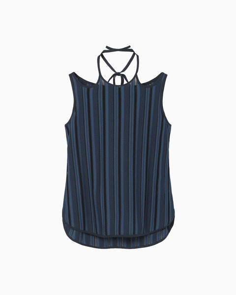 Russell Jersey Sleeveless Top - navy