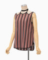 Russell Jersey Sleeveless Top - vermillion