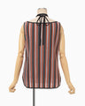 Russell Jersey Sleeveless Top - vermillion