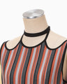 Russell Jersey Sleeveless Top - vermillion