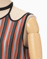 Russell Jersey Sleeveless Top - vermillion