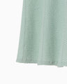 Shirring Jersey Jacquard Dress - light blue