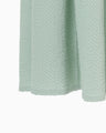 Shirring Jersey Jacquard Flare Skirt - light blue