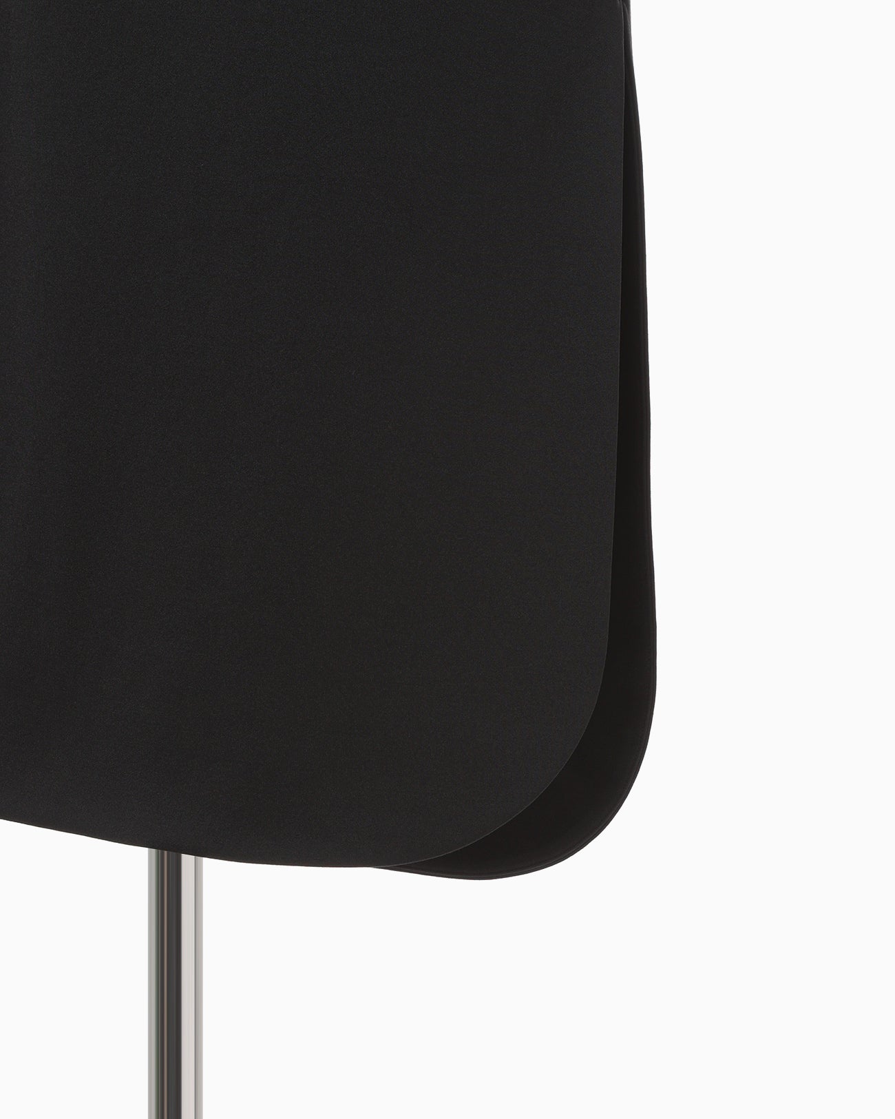 Double Jersey Asymmetric Dress - black