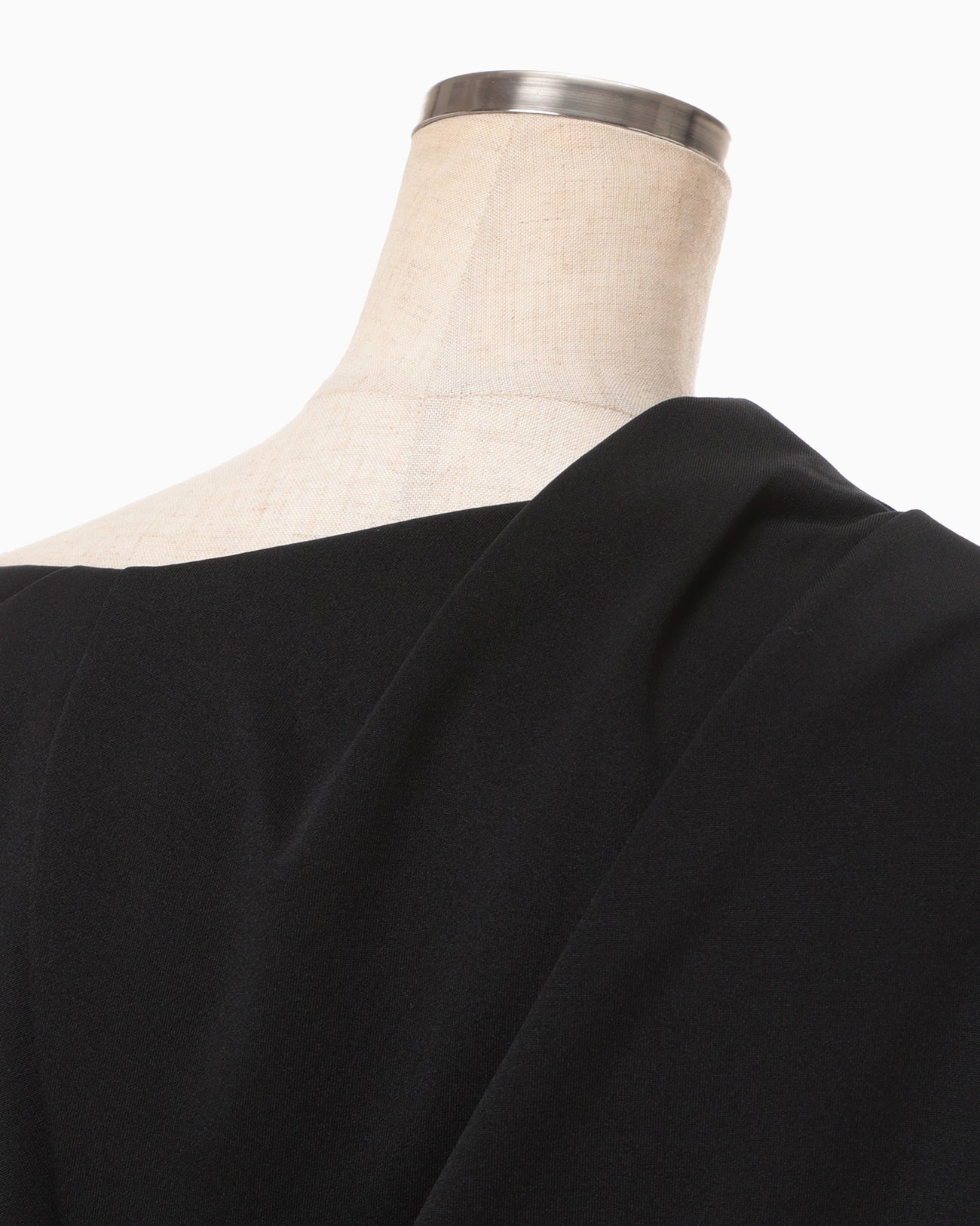 Double Jersey Asymmetric Dress - black