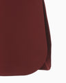 Double Jersey Asymmetric Skirt - bordeaux