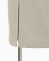 Floral Motif Embroidered Sweater Skirt - beige