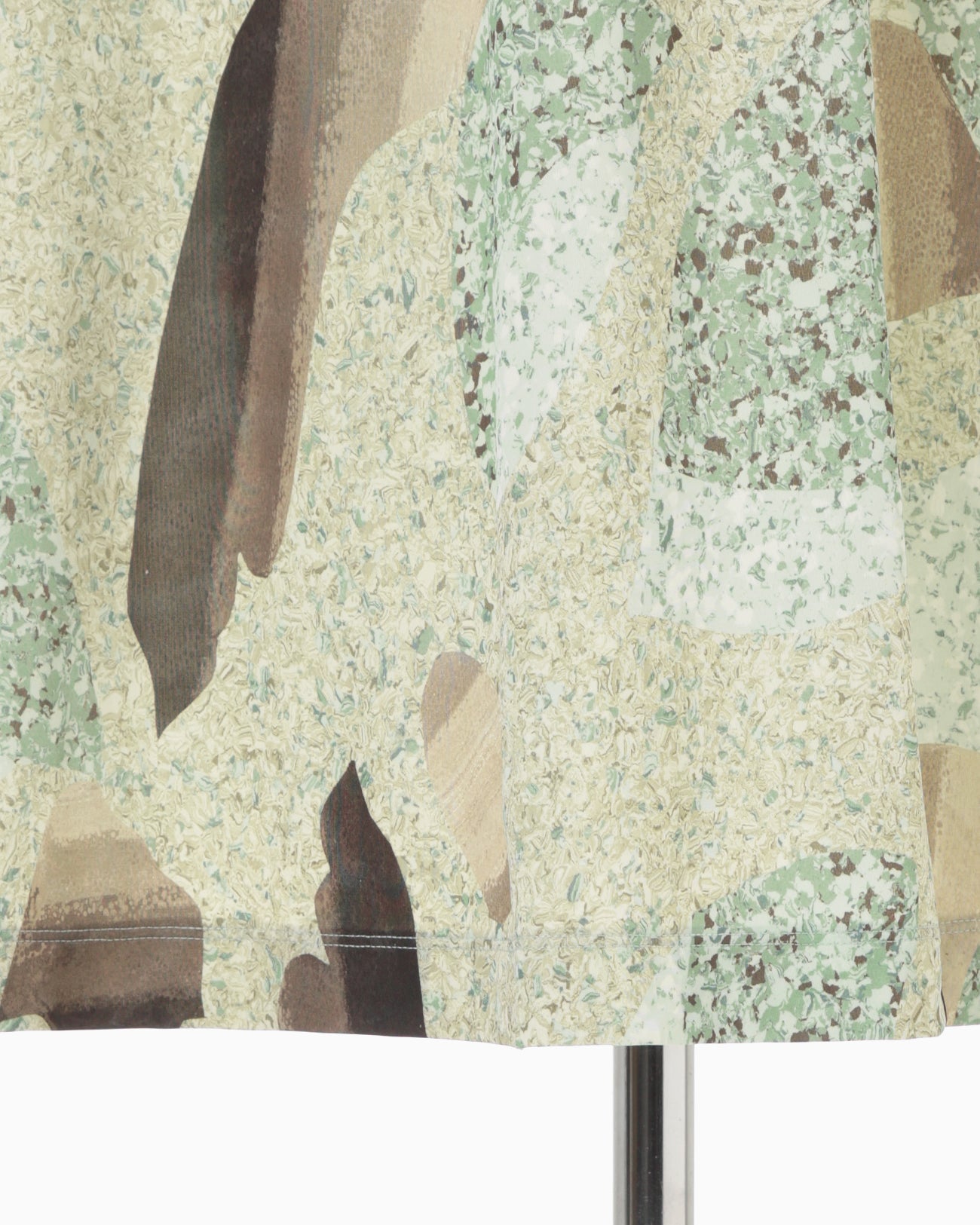 Marble Print Jersey Dress - green