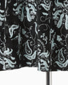 Velour Jersey High Neck Dress - black