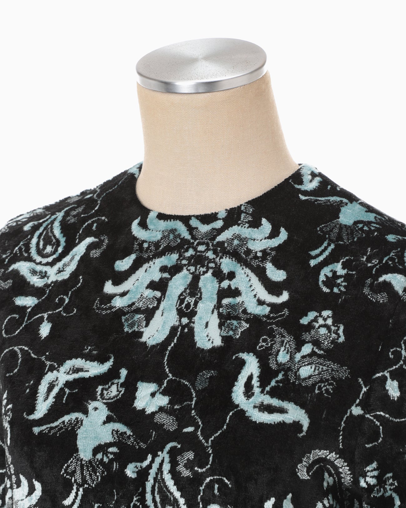 Velour Jersey Top - black