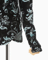 Velour Jersey Top - black