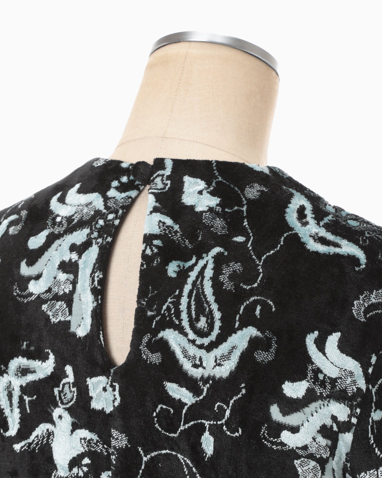 Velour Jersey Top - black
