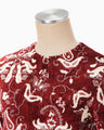 Velour Jersey Top - red