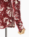 Velour Jersey Top - red
