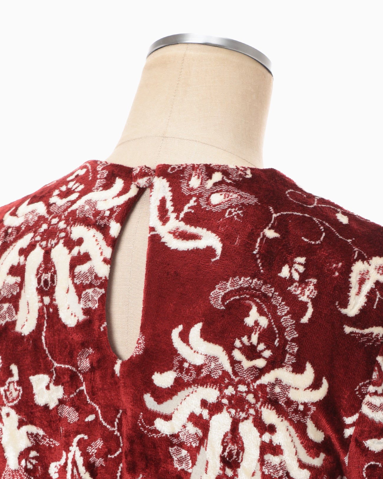 Velour Jersey Top - red
