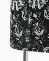 Velour Jersey I-Line Skirt - black