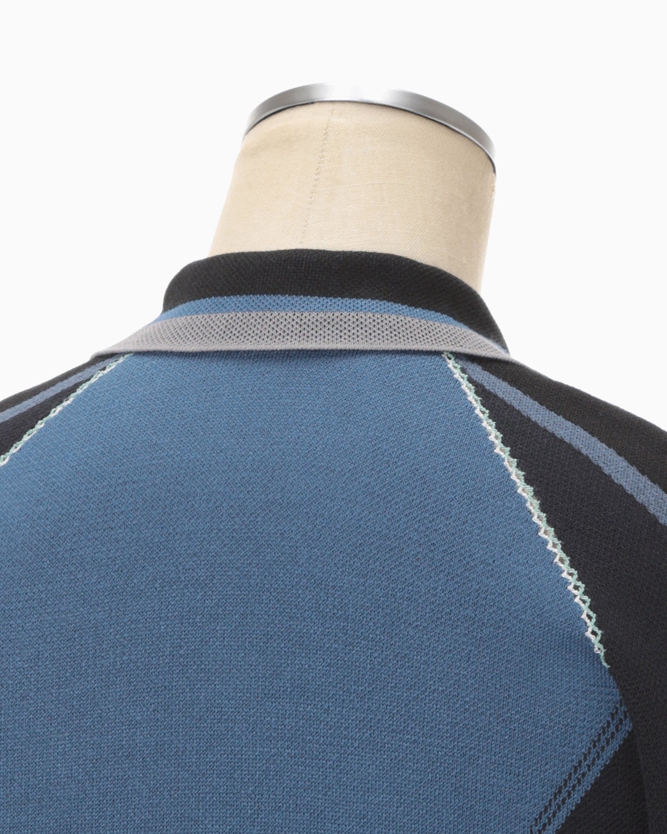 Mame Kurogouchi♡ Geometric Pattern Knitted Dress- NAVY Geometric Pattern Knitted Dress - navy - Mame Kurogouchi
