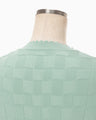 Links Stitch Knitted Cardigan - light green