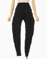 Links Stitch Knitted Trousers - black