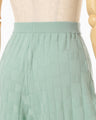 Links Stitch Knitted Trousers - light green